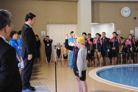 安芸高田市地域振興事業団 水泳記録会