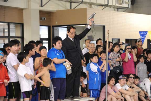 安芸高田市地域振興事業団 水泳記録会