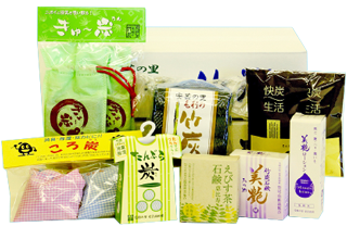 毛利の竹炭セット