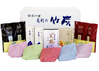 毛利の竹炭セット