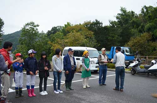 安芸高田市地域事業振興団　第6回郡山城史跡めぐりと清掃ボランティア